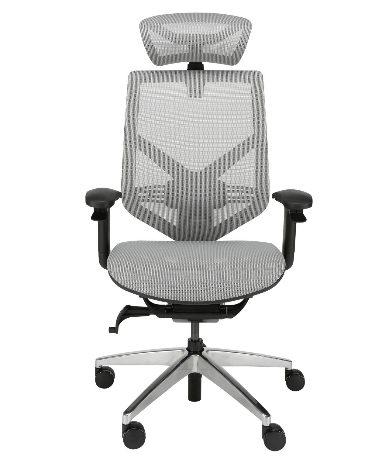 Wygodny fotel ergonomiczny biurowy Zhuo Insight szary