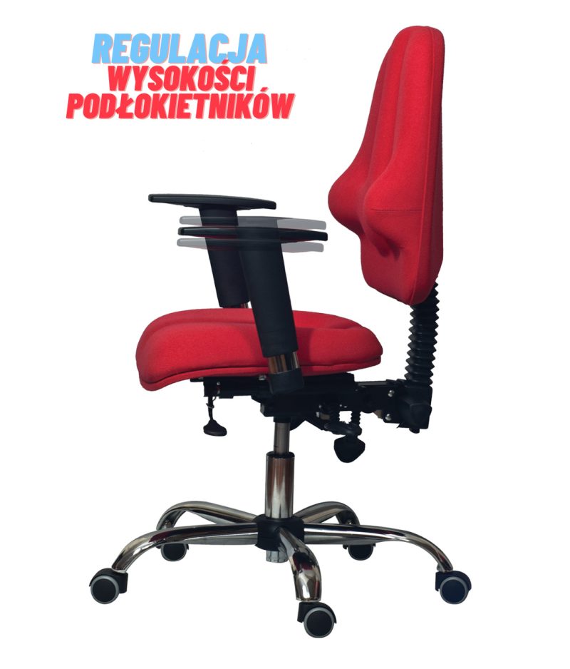 regulacja wysokości oparcia krzesła rehabilitacyjnego classic pro