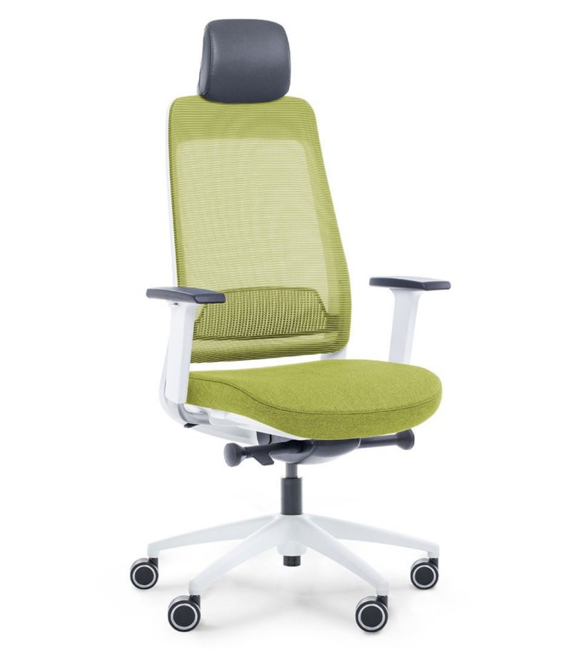 Fotel zielony ergonomiczny biurowy Shine EFG 100W