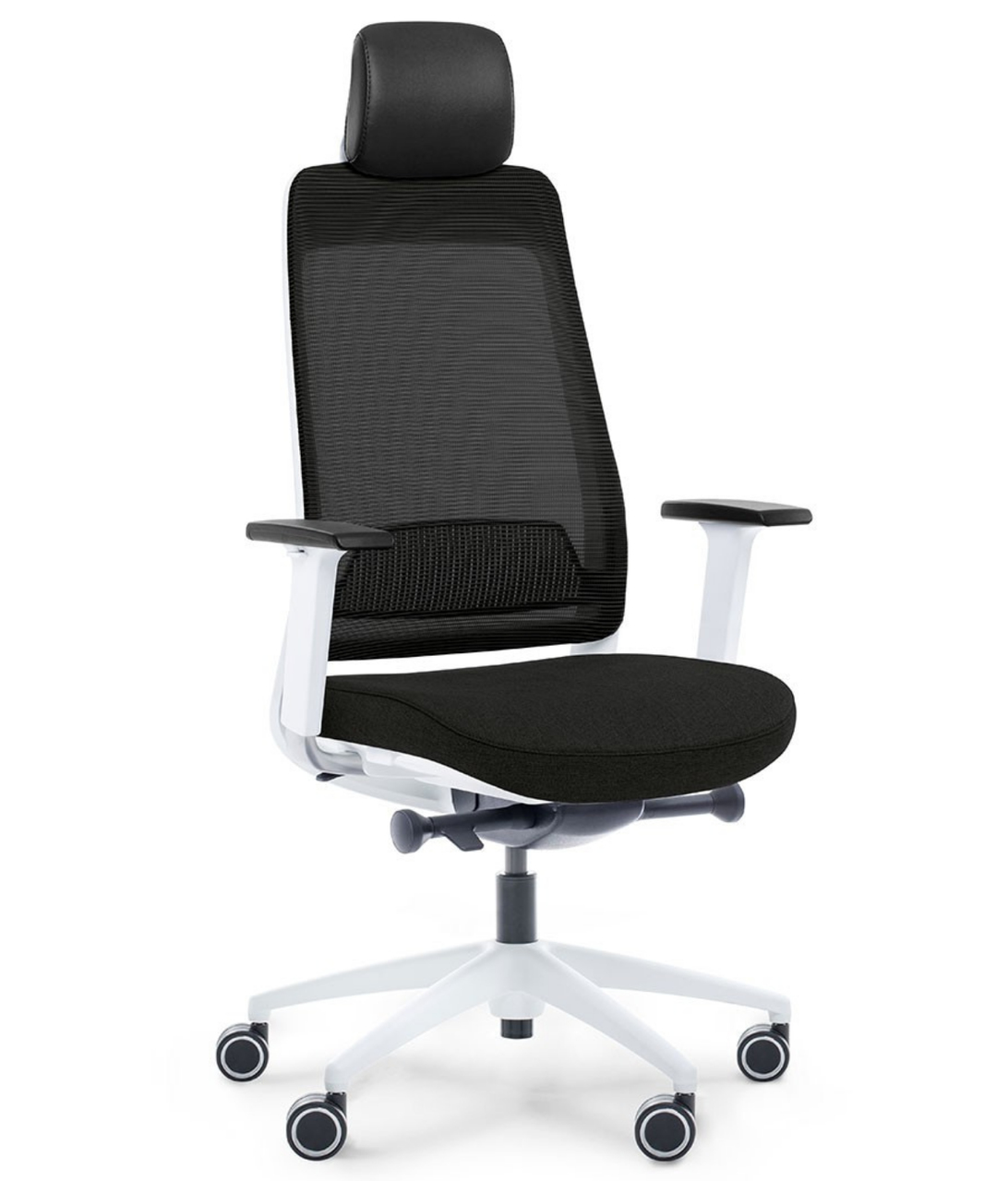 Fotel czarny ergonomiczny biurowy Shine EFG 100W