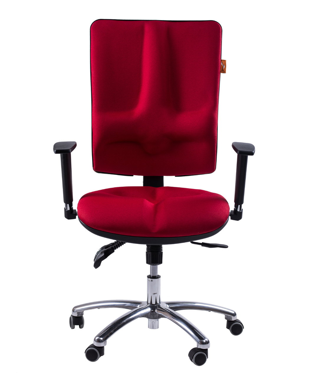 KrzesÅ‚o czerwone ergonomiczne biurowe Business
