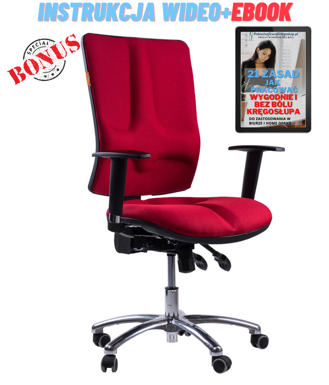 KrzesÅ‚o ergonomiczne biurowe Business
