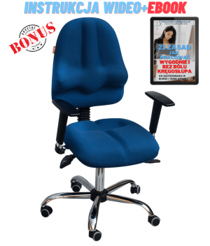 Krzesło biurowe rehabilitacyjne Classic Pro Kulik System